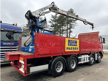 شاحنات مسطحة, شاحنة كرين Volvo FH 400 8X4 + HIAB 130 R - STEEL SPRING / BLATT / BALLIESTAS - I SHIFT - BELGIAN TRUCK: صورة 4