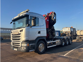 شاحنة برافعة خطافية SCANIA G 490