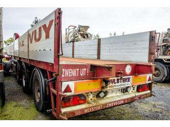 نصف مقطورة مسطحة Kwb KRAAN/CRANE/GRUE/KRAN - KENNIS 16 TON/M(3xhydr.): صورة 4