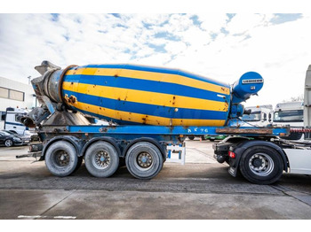 نصف مقطورة خلاطة خرسانة MULLER BETON MIXER/MALAXEUR/MISCHER LIEBHERR 12M3: صورة 3