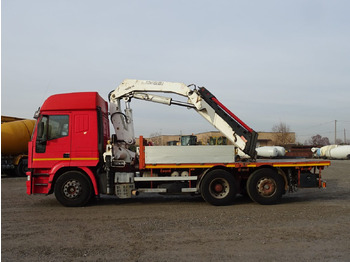 شاحنات مسطحة, شاحنة كرين IVECO EUROSTAR 240E42 BONFIGLIOLI P30500XL: صورة 2