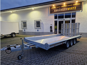 مقطورة لنقل المعدات HULCO TERRAX Aluboden 469x195x27cm Heckrampe 150cm Tridem 3500kg (XXL): صورة 2