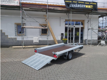 مقطورة لنقل المعدات HULCO TERRAX Basic 294x150x27cm Heckrampe 100cm (M) 12" 1800kg: صورة 2 مقطورة لنقل المعدات HULCO TERRAX Basic 294x150x27cm Heckrampe 100cm (M) 12" 1800kg: صورة 2