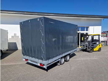 مقطورة ستارة MEDAX - 2 3000 405x203x210cm Hochplane grau 12" niedrig Fahrwerk 3000kg: صورة 4
