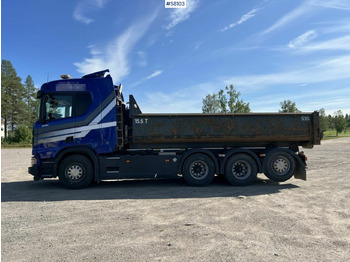 شاحنة برافعة خطافية Hook truck, Scania R580, Joab L27 Hook: صورة 3