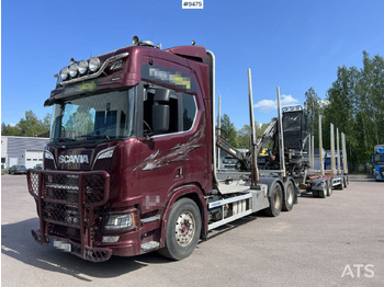 شاحنة قطع الأشجار SCANIA R 580