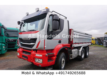 ناقلة حاويات/ شاحنة حاويات Iveco Trakker 500 BL 6x4 *Retarder/11m³/Wechselkipper: صورة 2