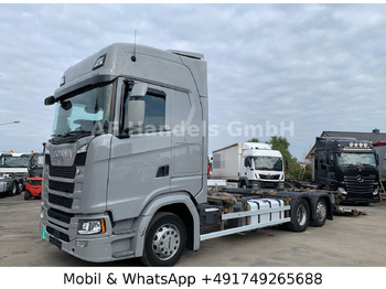 شاحنة بهيكل معدني للمقصورة Scania S450 HighLine BDF *Retarder/Lenk+Lift/Multi/LBW: صورة 3