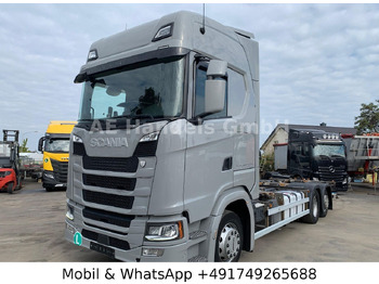 شاحنة بهيكل معدني للمقصورة Scania S450 HighLine BDF *Retarder/Lenk+Lift/Multi/LBW: صورة 2