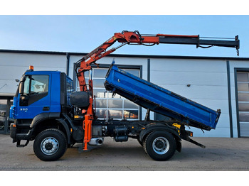 شاحنة قلاب, شاحنة كرين Iveco Trakker 190T33 4x4 Euro5 Kran Atlas 120.2E Funk: صورة 4
