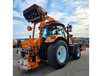 جرار خدمات بلدية Steyr CVT 6130 Mulag MKM700 Mähkombination Kommunal: صورة 5