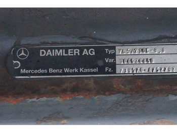 لمحور الأمامي - شاحنة Mercedes-Benz VL5/21DC-9 739 570 A 752792: صورة 3