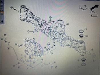 المحور و قطع الغيار CARRARO