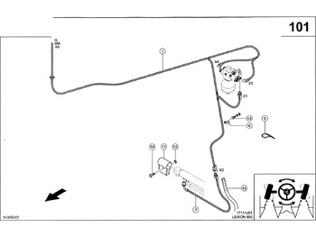 كابلات/ ضفيرة الأسلاك CLAAS