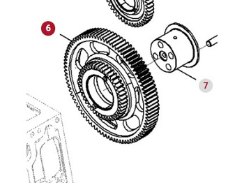 المحرك و قطع الغيار FENDT
