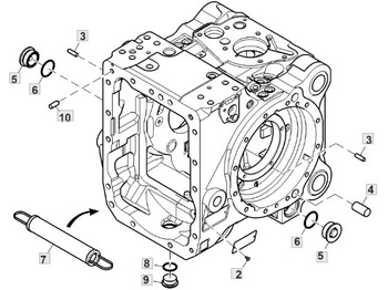 ترس تفاضلي JOHN DEERE