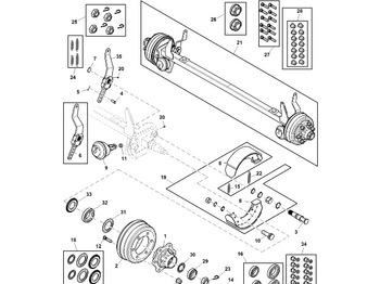 حذاء الفرامل JOHN DEERE