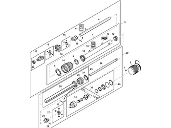 نقل الحركة JOHN DEERE
