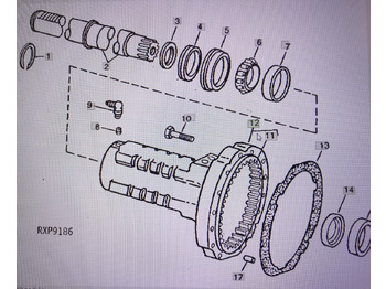 المحور الخلفي JOHN DEERE