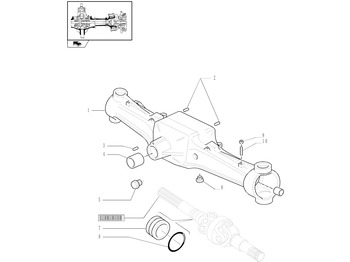 المحور و قطع الغيار NEW HOLLAND