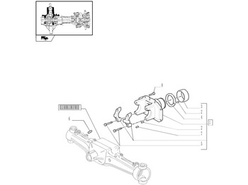 المحور و قطع الغيار NEW HOLLAND