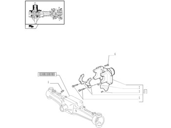 المحور و قطع الغيار NEW HOLLAND
