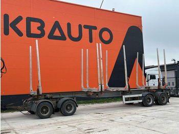 مقطورة اخشاب