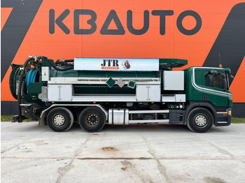 فراغ شاحنة Scania P 360 6x2*4 Larsen A/S TANK 10000 l / VACUUM Vacustar W1300R / PRESSURE Uraca F716: صورة 4