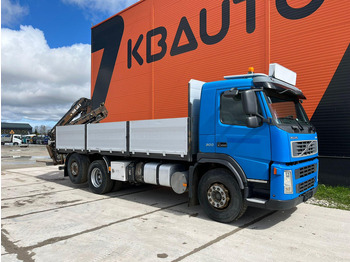 شاحنات مسطحة, شاحنة كرين Volvo FM 9 300 6x2*4 HIAB 085D-3 / PLATFORM L=6320 mm: صورة 4