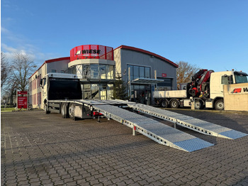 شاحنات مسطحة MAN Baumaschinen-  Arbeitsbühnentransporter Rampen: صورة 3