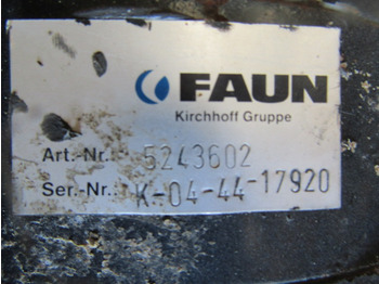 موتور هيدروليكي - سيارة خدمات/ سيارة خاصة FAUN ROTOPRESS 522 DRIVE MOTOR P/NO 5243602: صورة 2