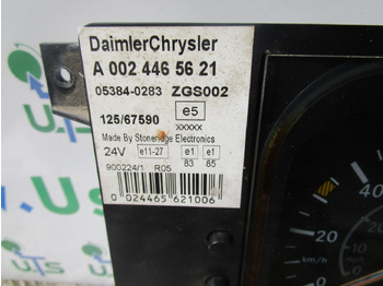 النظام الكهربائي - شاحنة MERCEDES AXOR / ECONIC CLOCK CLUSTER P/NO A0024465621: صورة 2