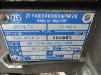 صندوق التروس - شاحنة MITSUBISHI FUSO 6 SPEED MANUAL ZF GEARBOX TYPE 6S 420V: صورة 4