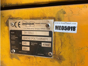 حفار زاحف Doosan DX520LC: صورة 5