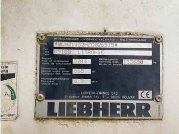 تأجير Liebherr R9100 Liebherr R9100: صورة 5 تأجير Liebherr R9100 Liebherr R9100: صورة 5