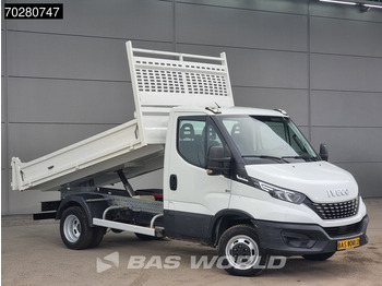 شاحنة توصيل مفتوحة Iveco Daily 35C18 Open Laadbak 3.0L Automaat Dubbellucht 3.5t Trekhaak LED Airco Cruise Pritsche Pickup Open Box 2m3 Airco Trekhaak Cruise c: صورة 3