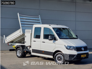 Interior photo 1: شاحنة توصيل مفتوحة Volkswagen Crafter 177pk Open Laadbak Dubbel Cabine met Kist Dubbellucht 3,5t Trekhaak Navi Airco Cruise Pritsche Pickup Open Box Airco Dubbel cabi