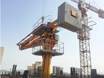 مضخة خرسانة ثابتة للبيع  XCMG Schwing Concrete Distributor HGP32 High Efficiency 22kw 32m Hydraulic Spider Concrete Placing Boom Made in China: صورة 4