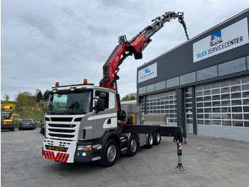 شاحنة كرين SCANIA G480 8x4 SZM/Pritsche Fassi 950: صورة 2