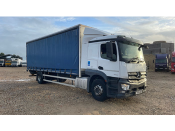 شاحنة ذات ستائر جانبية MERCEDES-BENZ Actros 1824