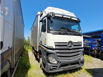 شاحنة ذات ستائر جانبية Mercedes-Benz Actros 2542, 6X2 + PANAV TVK18M: صورة 2