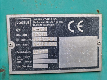 راصف أسفلت Vögele Super 1600: صورة 4