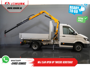 شاحنة توصيل مغلقة Volkswagen Crafter 50 165 pk Effer 352S Kraan/ Crane/ Kran/ Autokran/ PTO/ Open laadbak/ Dubbel Lucht: صورة 2 شاحنة توصيل مغلقة Volkswagen Crafter 50 165 pk Effer 352S Kraan/ Crane/ Kran/ Autokran/ PTO/ Open laadbak/ Dubbel Lucht: صورة 2