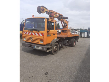 شاحنات مسطحة, شاحنة كرين Camion tarieres Plantation Poteaux France Telecom: صورة 3