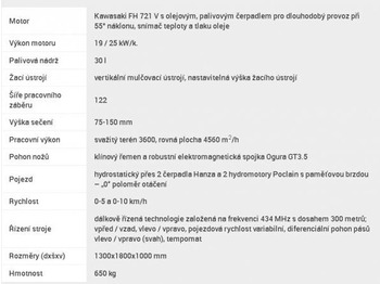 جزازة عشب الحدائق KommTek/NIKO - RoboFlail ONE (700kg/122cm profi): صورة 5 جزازة عشب الحدائق KommTek/NIKO - RoboFlail ONE (700kg/122cm profi): صورة 5