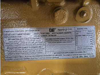 محرك - معدات صناعية للبيع  Caterpillar  3054C DITAAC Engine + Radiator: صورة 2