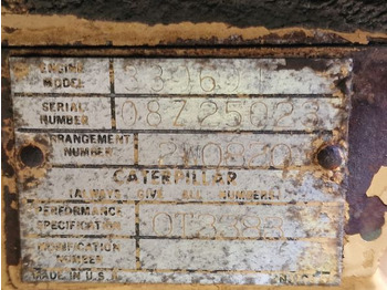 محرك - آلات الإنشاء Caterpillar 3306DI Grader Spec Engine (Plant): صورة 2