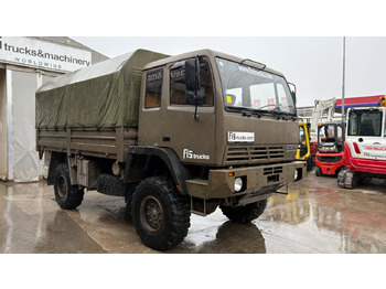 شاحنة ذات ستائر جانبية Steyr 12M18 4X4 stake body - 62.000km: صورة 2 شاحنة ذات ستائر جانبية Steyr 12M18 4X4 stake body - 62.000km: صورة 2