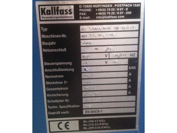 آلة التعبئة والتغليف Compact angle welding machine with shrink tunnel Kallfass KC 5040-450 Universal: صورة 2