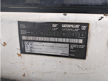 حفار زاحف CATERPILLAR M322D: صورة 2